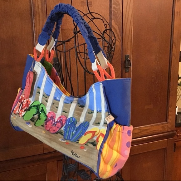 Artist Paul Brent Flip Flop Tote - Picture 2 of 16